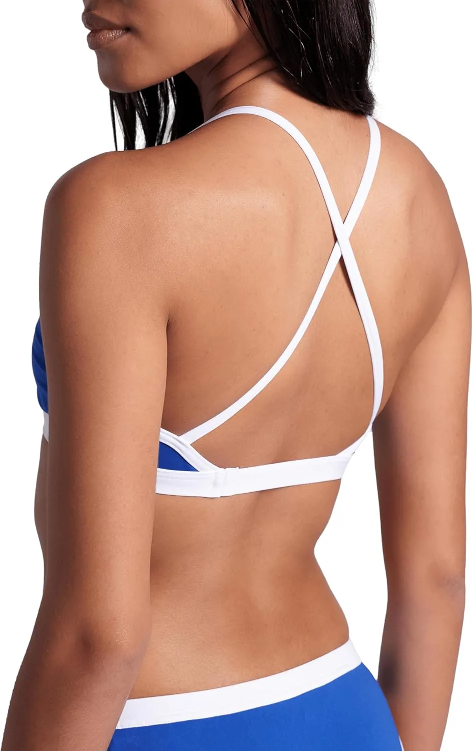 ARENA Performance Icons Solid Women's Two-Piece Swimsuit Cross Back MaxLife Bikini Pool Training Suit