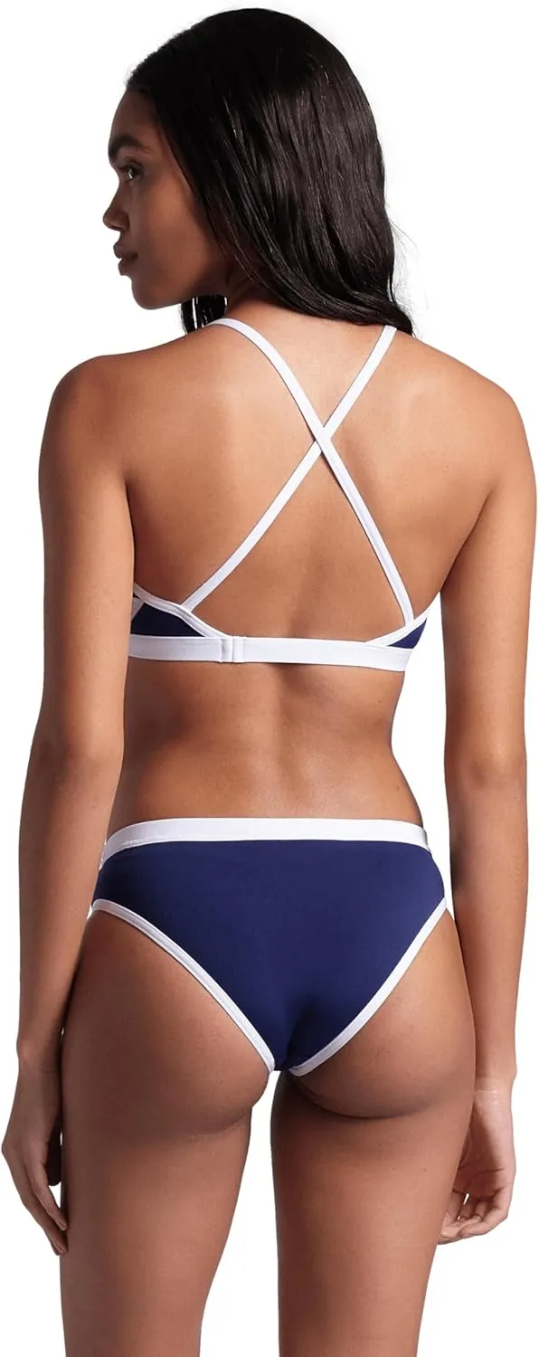 ARENA Performance Icons Solid Women's Two-Piece Swimsuit Cross Back MaxLife Bikini Pool Training Suit