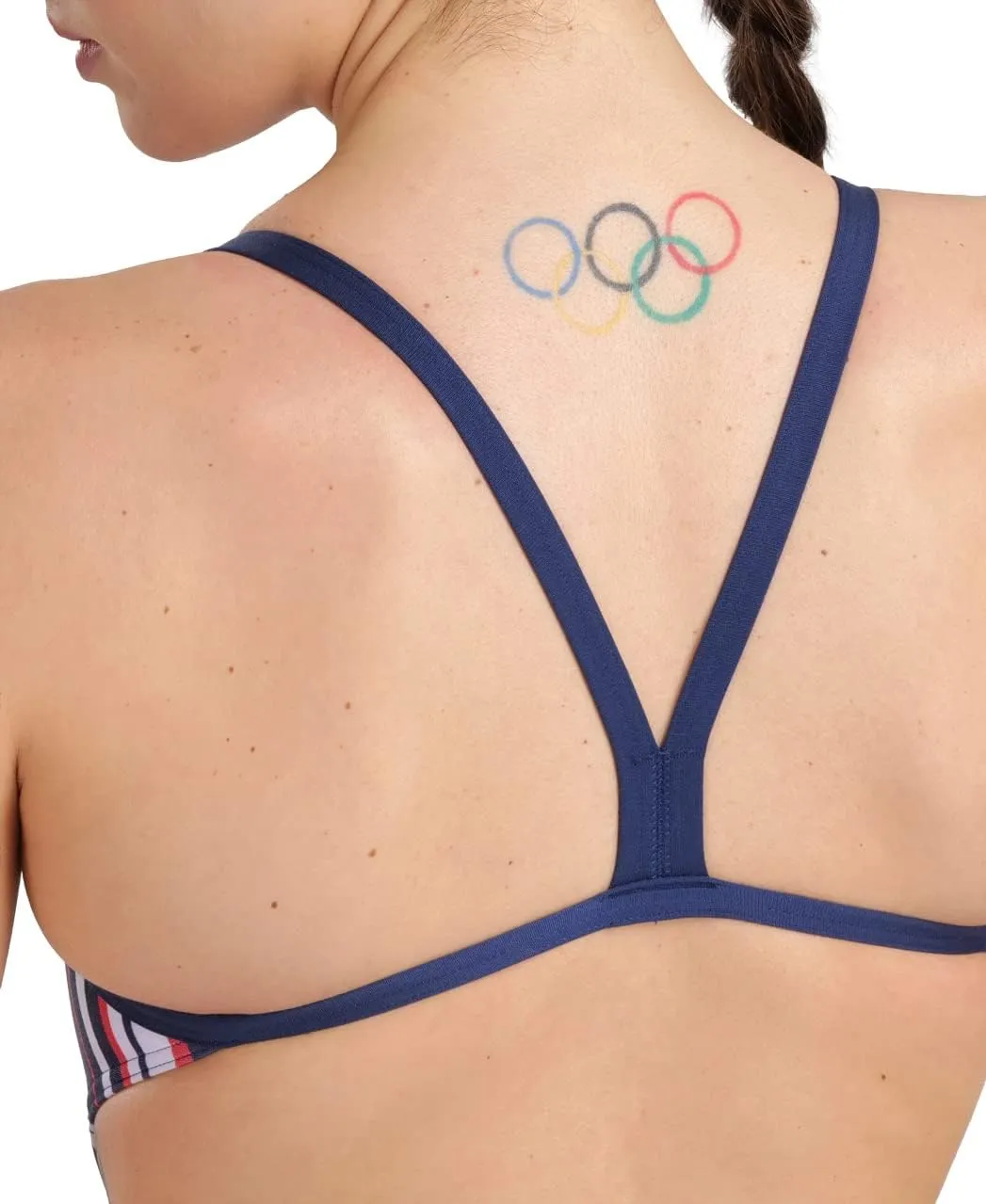 ARENA Performance Marbled Women's Swimsuit Challenge Back One Piece MaxLife Pool Training Bathing Suit Sports Swimwear