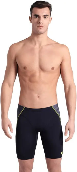 ARENA Performance Men's Camo Kikko Swim Jammer MaxLife Knee-Length Swimsuit Athletic Pool Training Competitive Bathing Suit