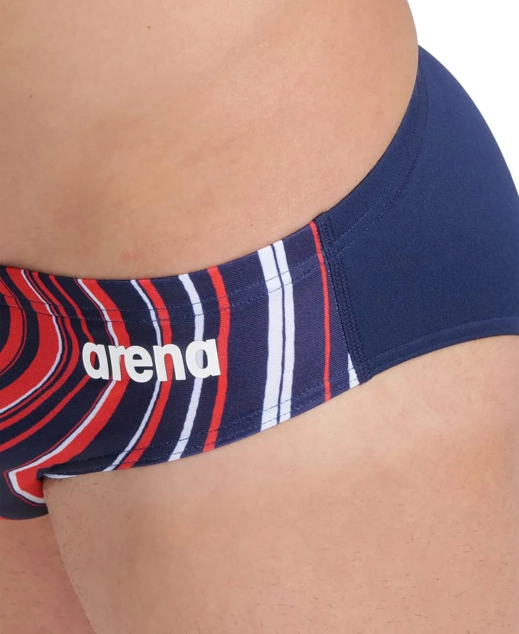 ARENA Performance Men's Marbled Swim Brief Chlorine Resistant MaxLife Swimsuit Practice Pool Training Bathing Suit