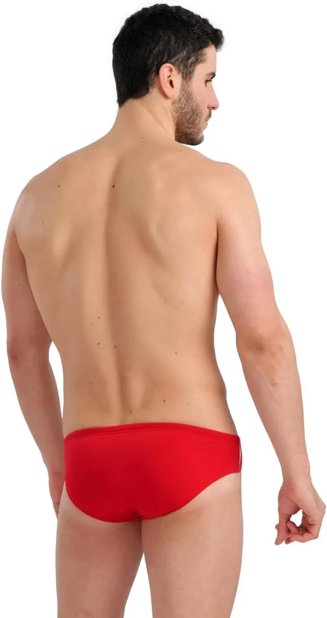 ARENA Performance Men's Marbled Swim Brief Chlorine Resistant MaxLife Swimsuit Practice Pool Training Bathing Suit