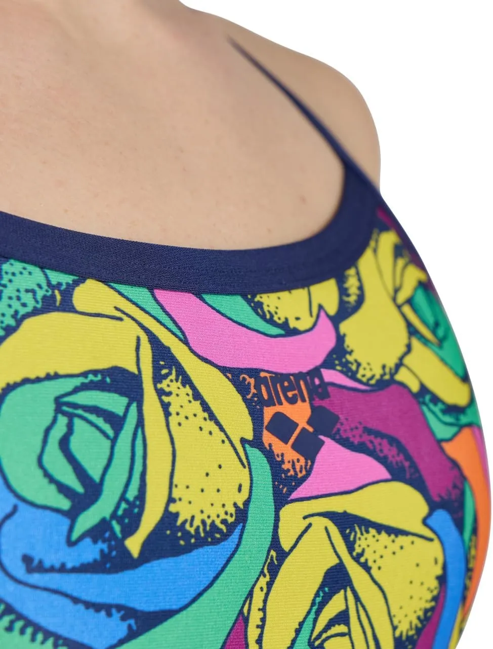 ARENA Performance Rose Parade Women's Swimsuit Light Drop Back One Piece MaxLife Pool Training Bathing Suit Sports Swimwear
