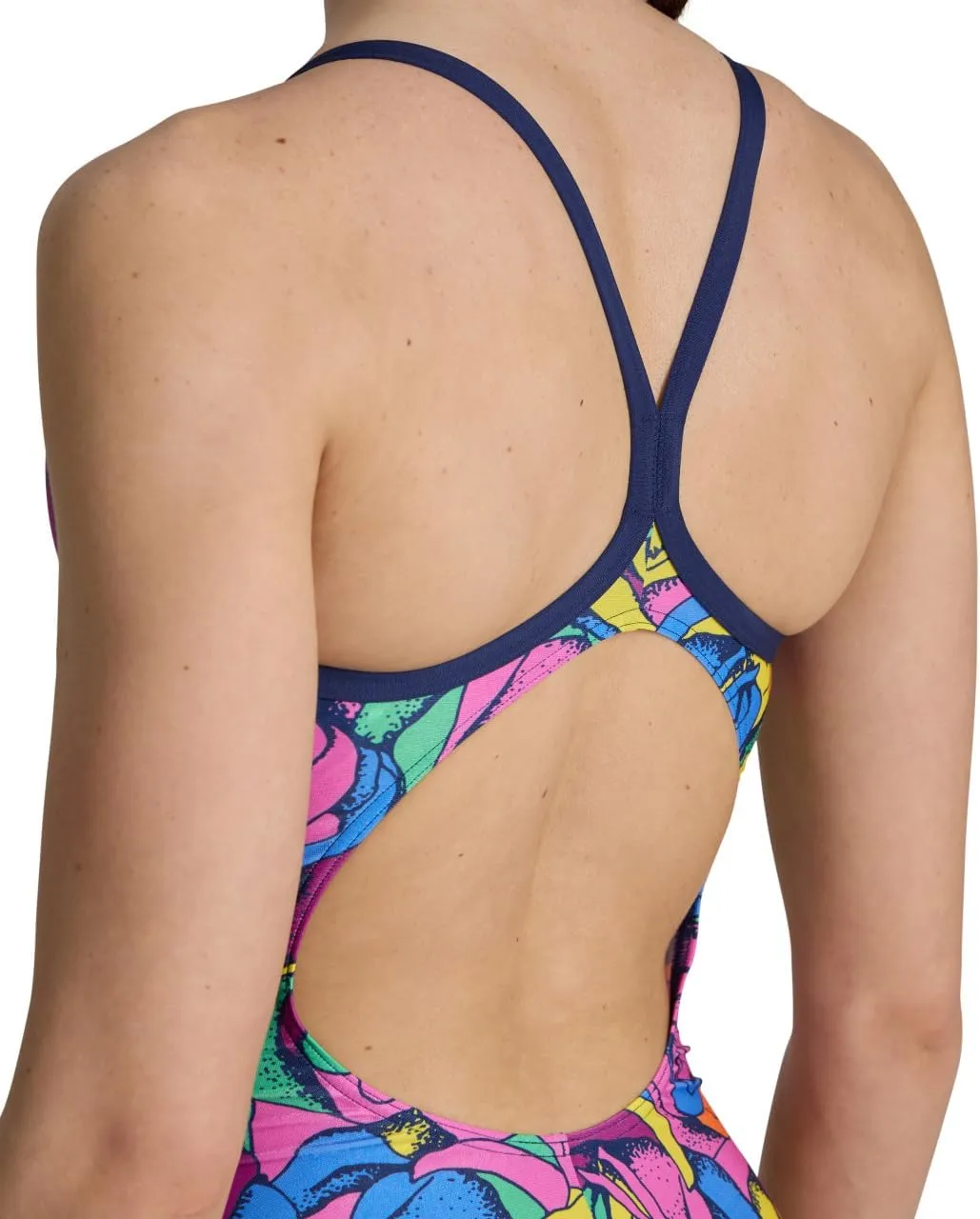 ARENA Performance Rose Parade Women's Swimsuit Light Drop Back One Piece MaxLife Pool Training Bathing Suit Sports Swimwear
