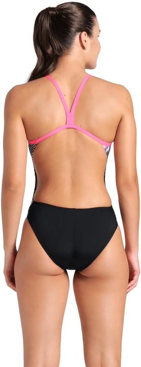 ARENA Women's Performance Airbrush Challenge Back Swimsuit Sporty Bathing Suit