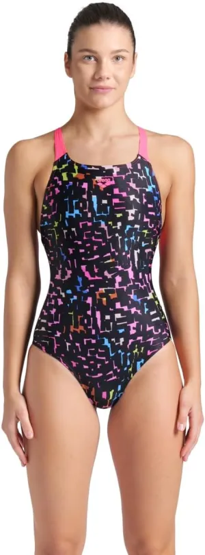 ARENA Women's Performance Mosaic Swim Pro Back Training Swimsuit Ladies Bathing Suit