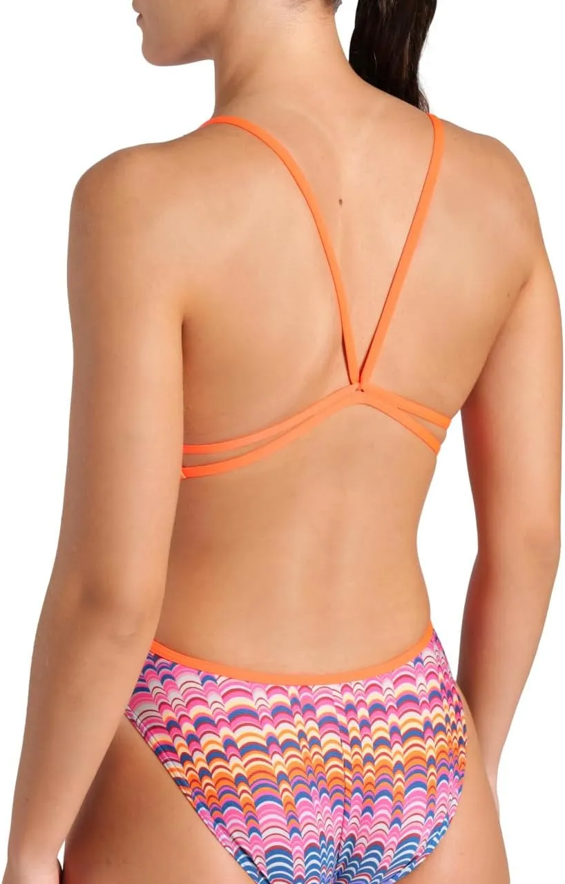 ARENA Women's Performance Ondulation Lace Back Training Swimsuit Ladies Bathing Suit