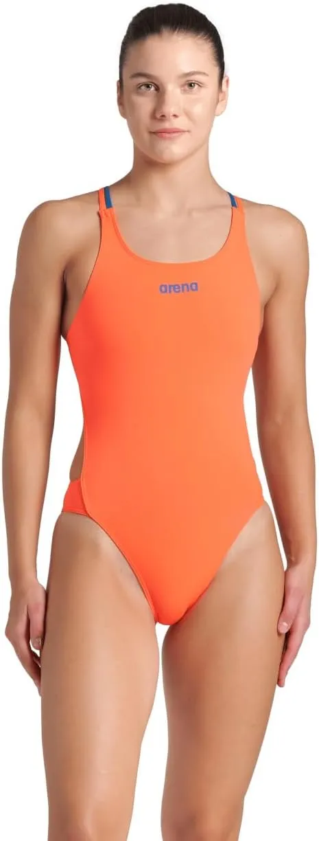 ARENA Women's Performance Sports Swimsuit Solid Tech Back Multi Bathing Suit