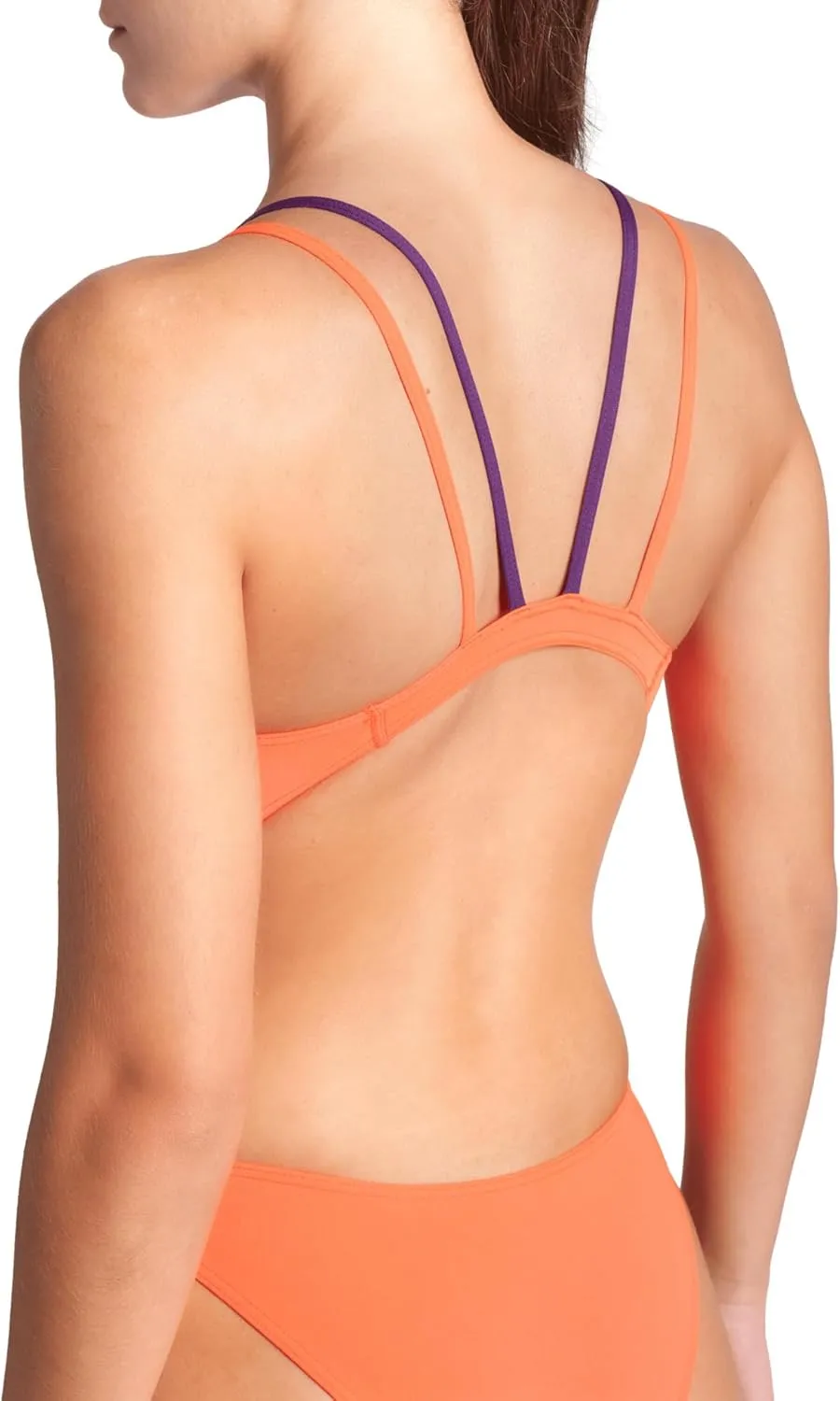 ARENA Women's Performance Sports Swimsuit Solid Tech Back Multi Bathing Suit