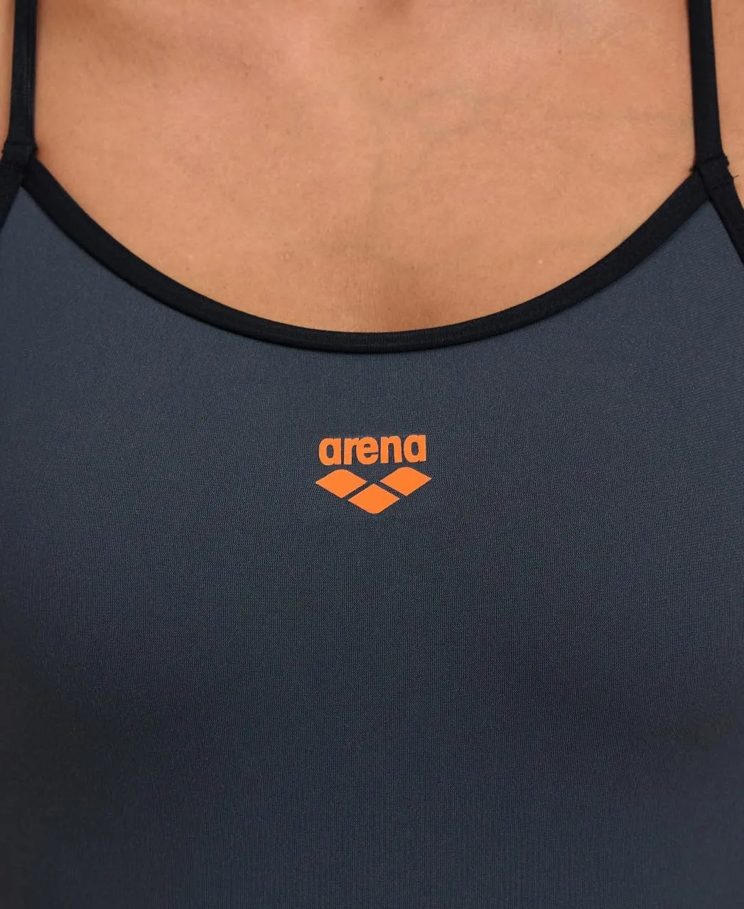 ARENA Women's Performance Team Solid Lace Back Swimsuit One Piece Bathing Suit