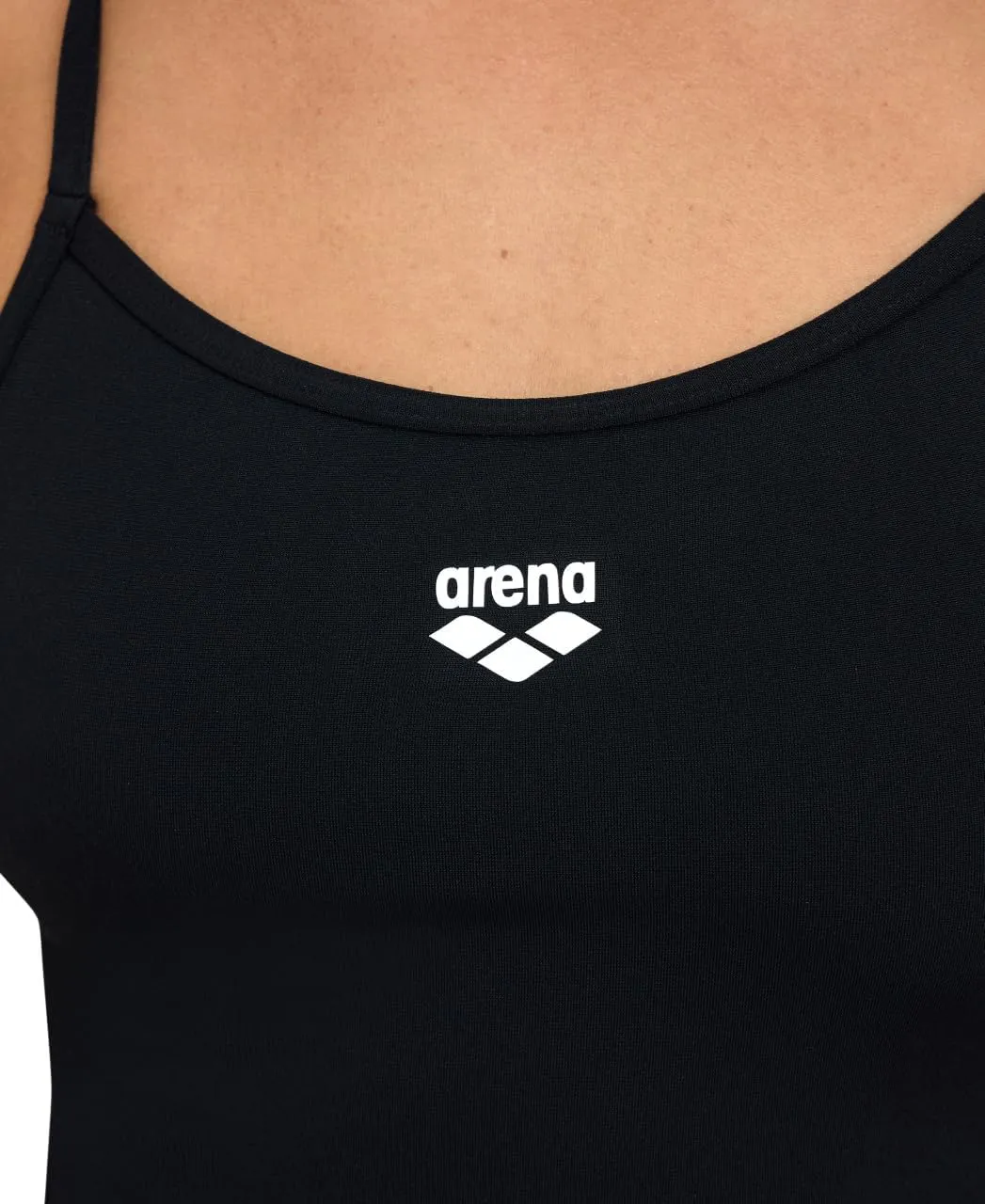 ARENA Women's Performance Team Solid Lace Back Swimsuit One Piece Bathing Suit