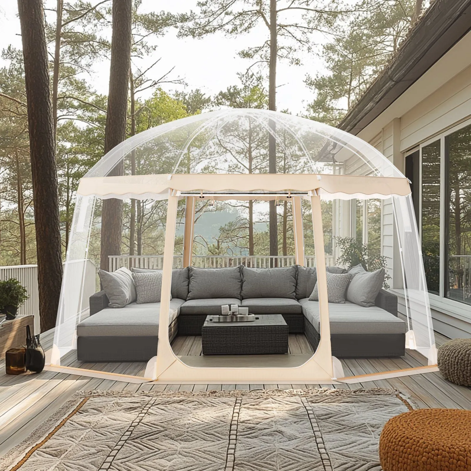 Attractive Instant Top-selling Tent Clear Proof Tent Shelter Sports 8-10 Pop-Up People Weather VEVOR