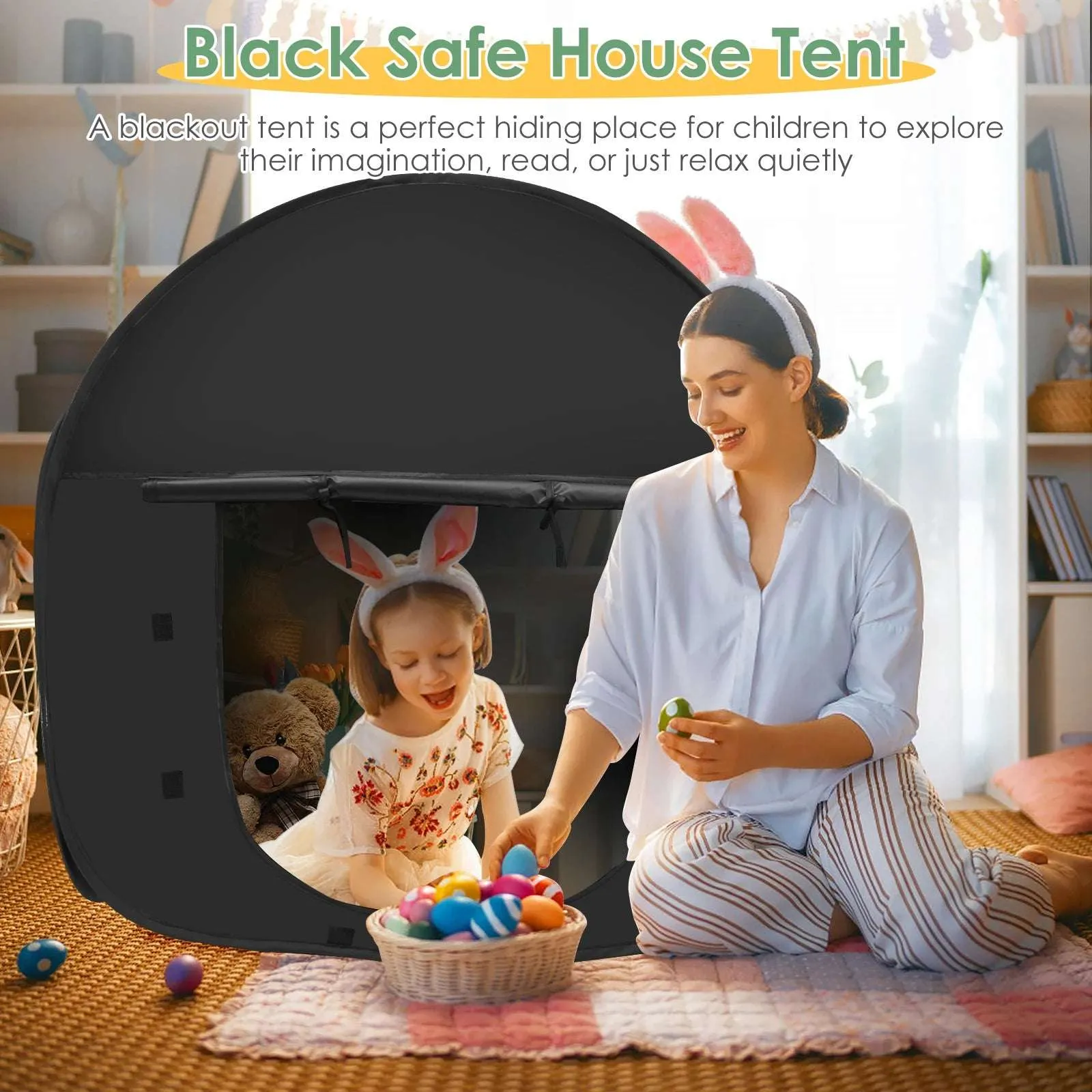 Automation-ready for Kids Pop-up Calming Innovative functionality Blackout Tent