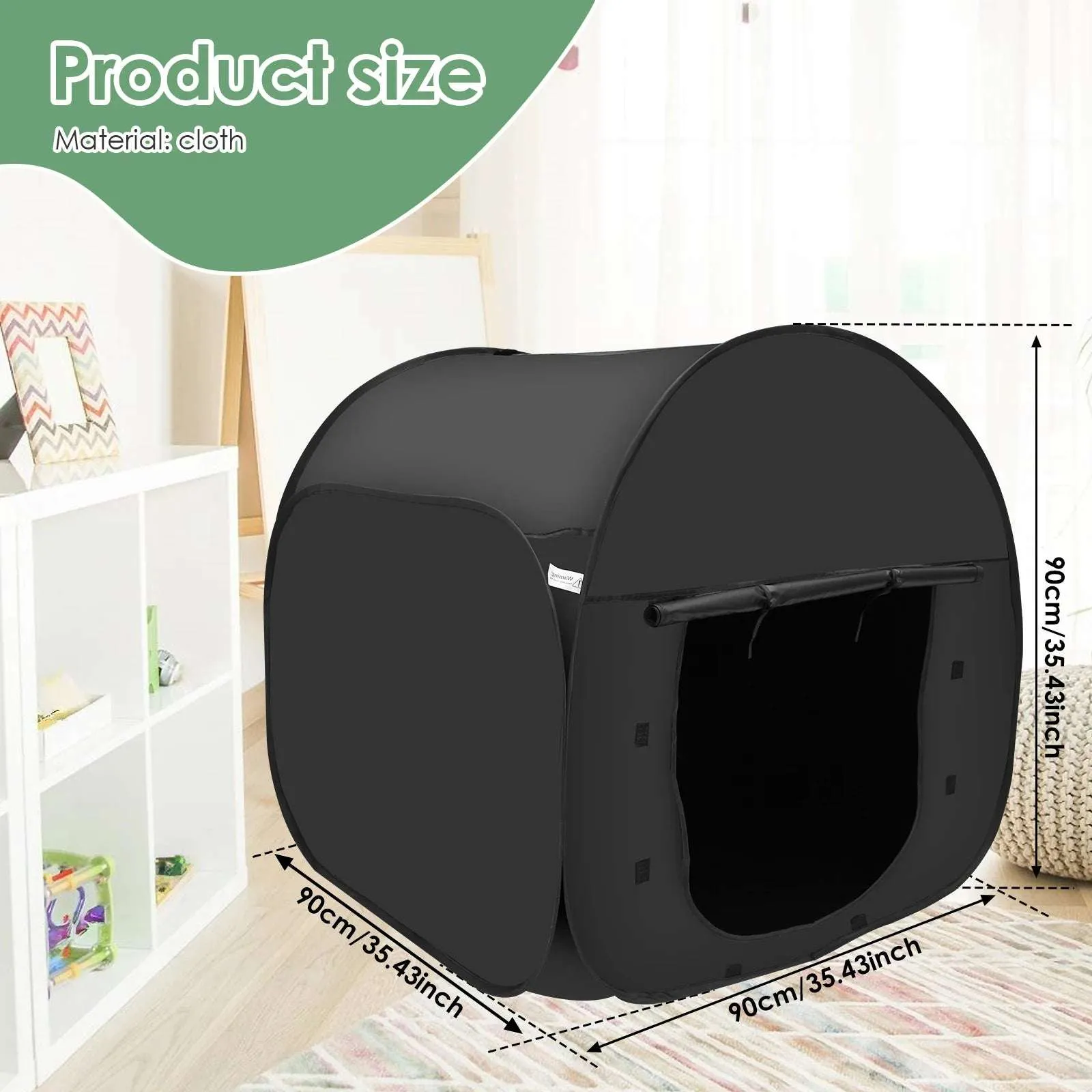 Automation-ready for Kids Pop-up Calming Innovative functionality Blackout Tent