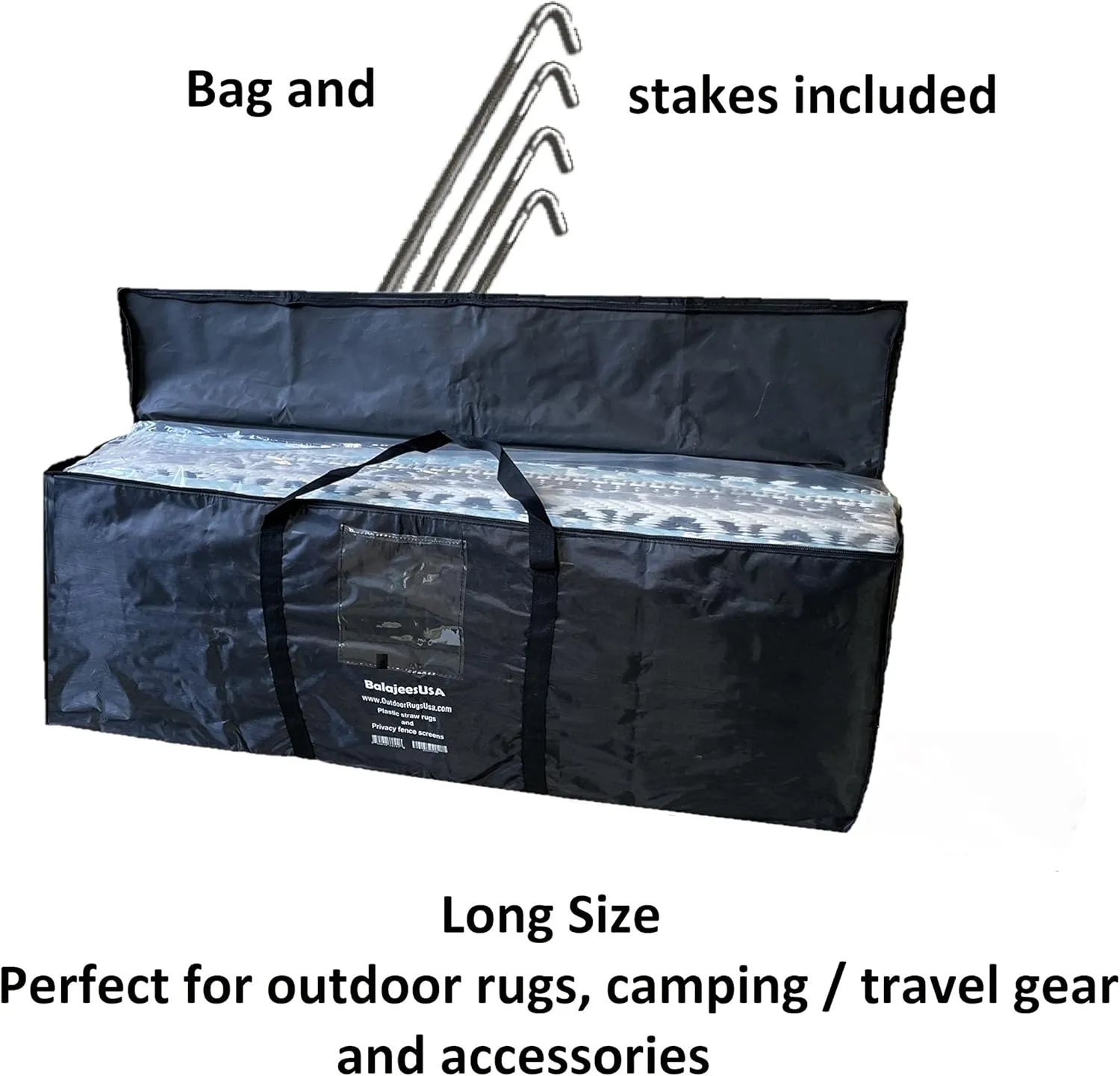 BalajeesUSA Outdoor Rugs 9x12 ft Large Plastic Patio Grey Dark Blue Affordable Multipurpose Woven Plastic Straw All-Weather Waterproof Reversible Camper mat Backyard Picnic Sports Camps Tent 7575