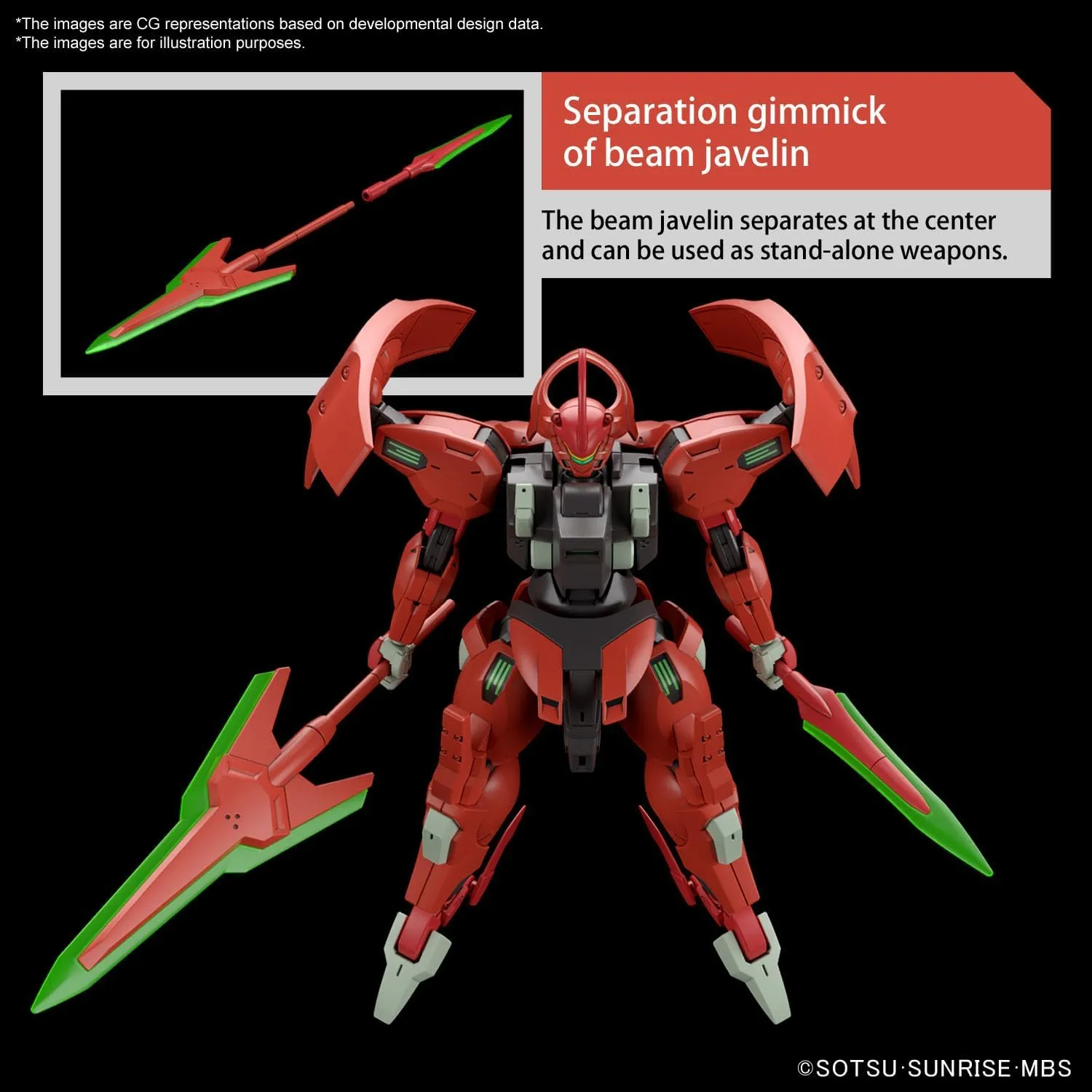Bandai Hobby - Mobile Suit Gundam: The Witch from Mercury - #08 Darilbalde, Bandai Spirits HG 1/144 Model Kit