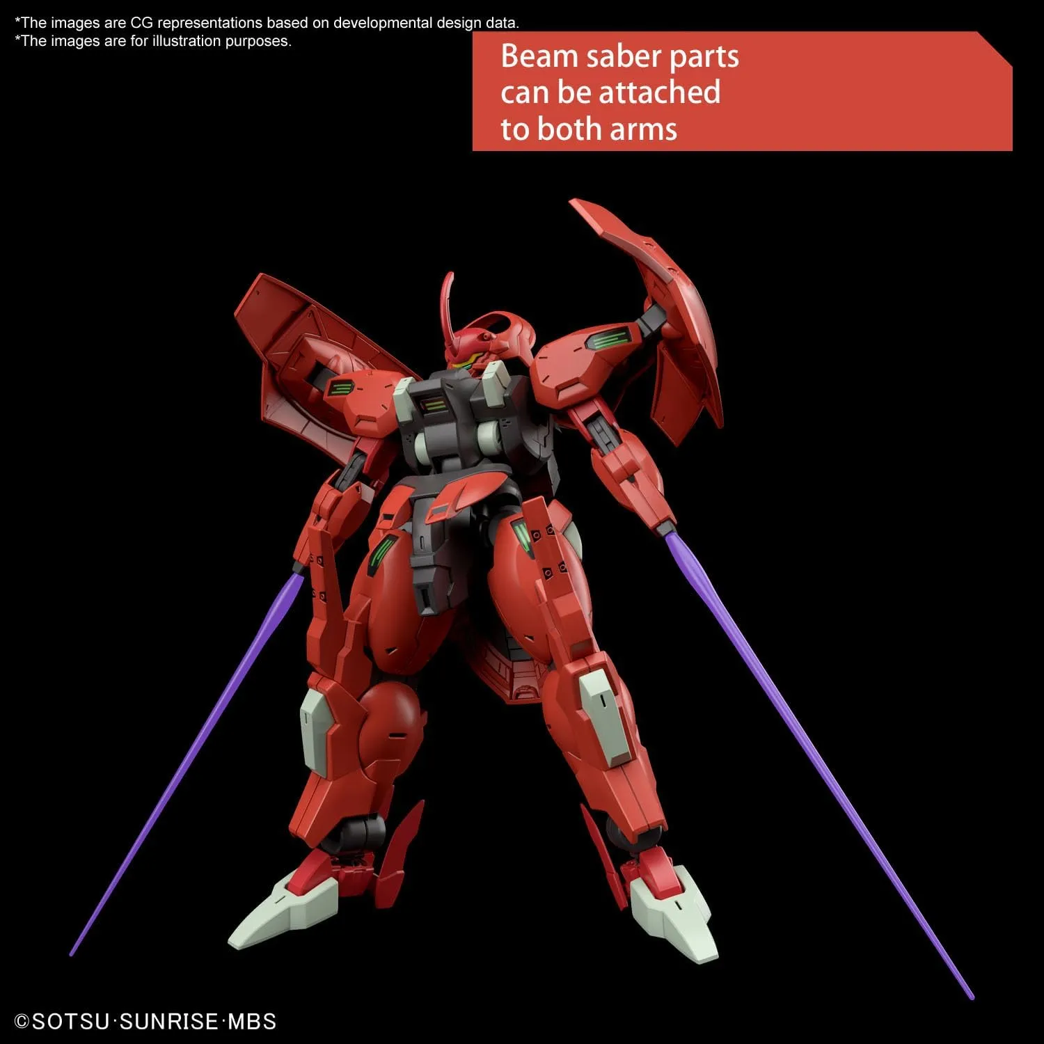 Bandai Hobby - Mobile Suit Gundam: The Witch from Mercury - #08 Darilbalde, Bandai Spirits HG 1/144 Model Kit