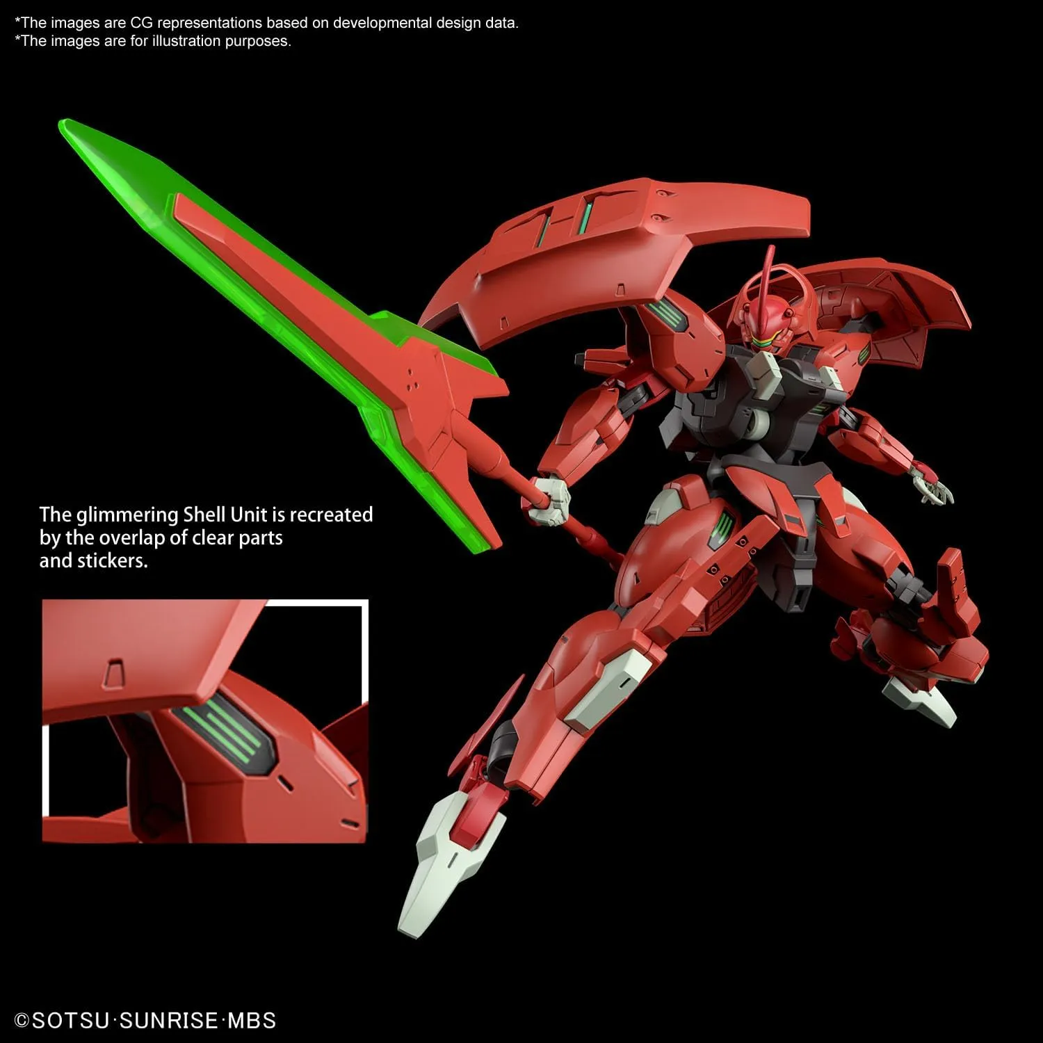 Bandai Hobby - Mobile Suit Gundam: The Witch from Mercury - #08 Darilbalde, Bandai Spirits HG 1/144 Model Kit