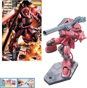 Bandai Hobby MS-06S Char's Zaku II Ver 2.0 Master Grade Action Figure, Model:BAN149834 Red