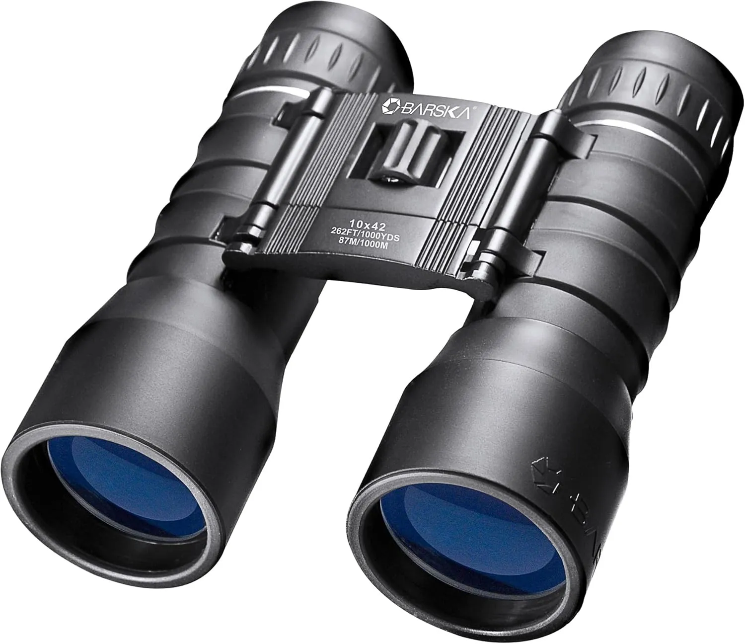 BARSKA 10x42 Lucid View Compact Binoculars , Black