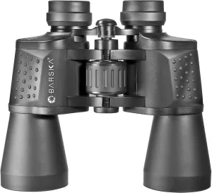 Barska CO10675 X-Trail 12x50 Wide Angle Porro Binoculars for Birding, Hiking, Sports, Events, Theater, etc, Black