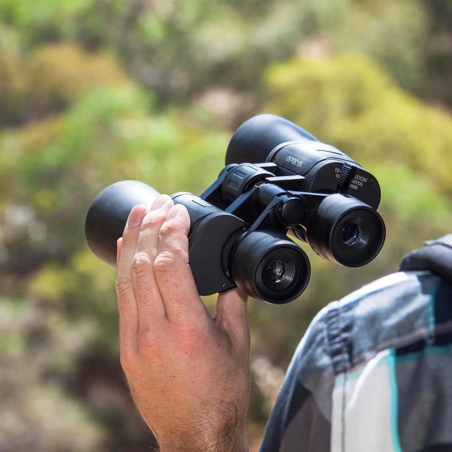 Barska Gladiator 10-30x50 Zoom Binoculars with Tripod Adaptor for Stargazing, Birding, Hiking, Sports, Travelling, Camping