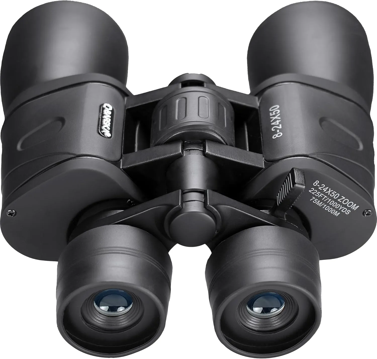 BARSKA Gladiator 8-24X50 Zoom Binoculars (Ruby Lens) Black