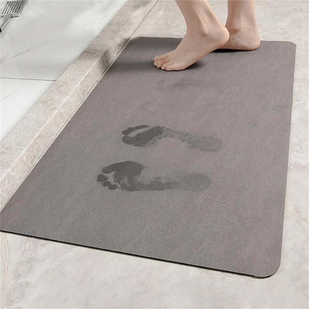Bath Mat Non-Slip Bathroom Rug Absorbent Bathroom Carpet Bathtub Drying Floor Mats Shower Room Entrance Doormat,Bath Mat C,60x90cm