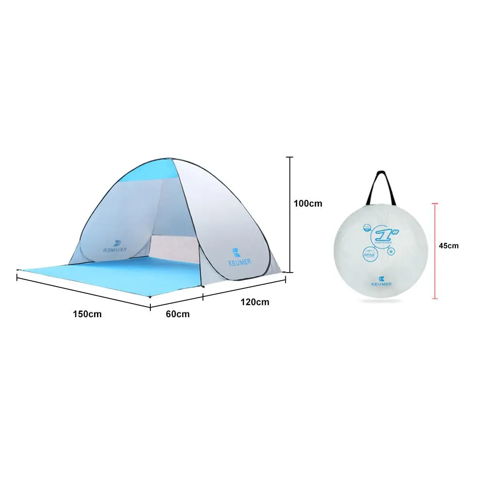 Beach Pop-Up Tent (SUPER QUICK AUTOMATIC OPENING)