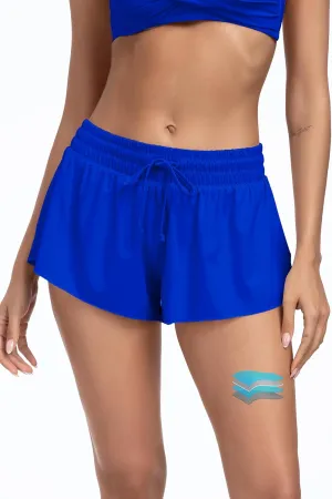 Beautikini Period Swim 2-in-1 Shorts Menstrual Leakproof Bathing Suit Bottoms Flowy Athletic Skirt for Teen Girls