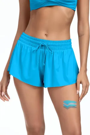 Beautikini Period Swim 2-in-1 Shorts Menstrual Leakproof Bathing Suit Bottoms Flowy Athletic Skirt for Teen Girls