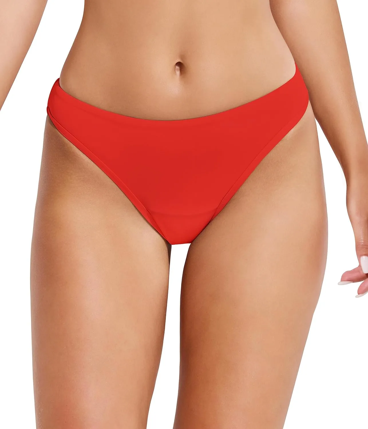 Beautikini Period Swimwear Bikini Menstrual Swim Bottoms Leakproof Low Waisted Period Bathing Suit Bottoms for Teen Girls