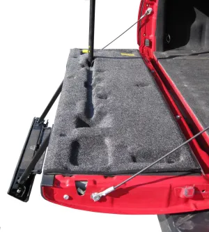 Bedrug Tailgate Mat | 2008 - 2016 Ford Super Duty with factory stepgate , Charcoal Grey, 1 pc. | BMQ08SGTG