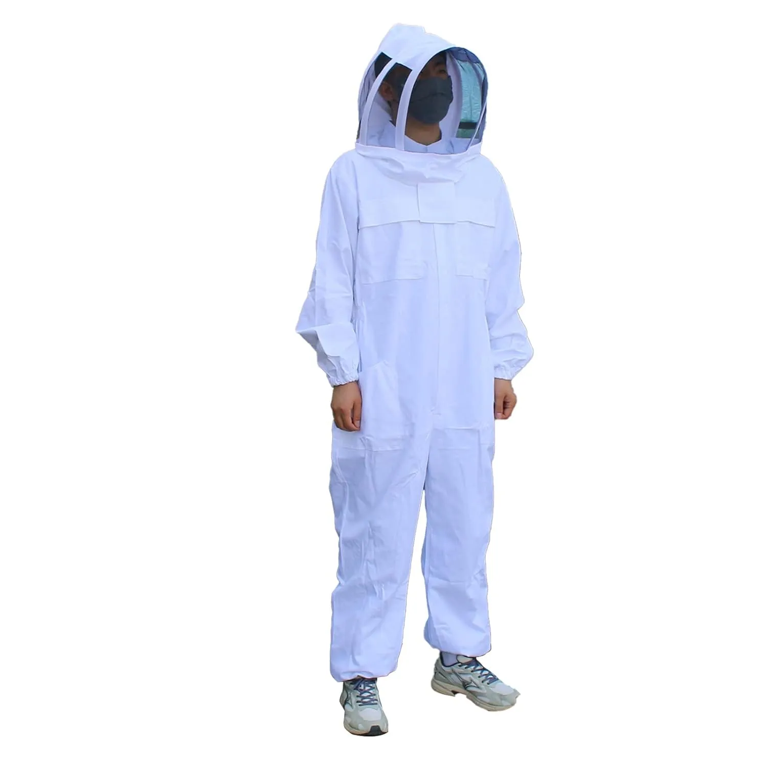 Bee Suits for Men&Women Sting Proof,Bee Keeper Suit for Men,Beekeeper Suit,Bee Protective Gear,Ventilated Bee Suit. (White, XL)