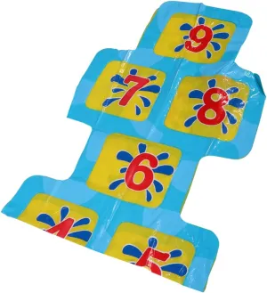 BESPORTBLE Inflatable Mat Water Spraying Digital Playmat for Boys and Girls Learning Numbers Leakproof Pool Beach Toy