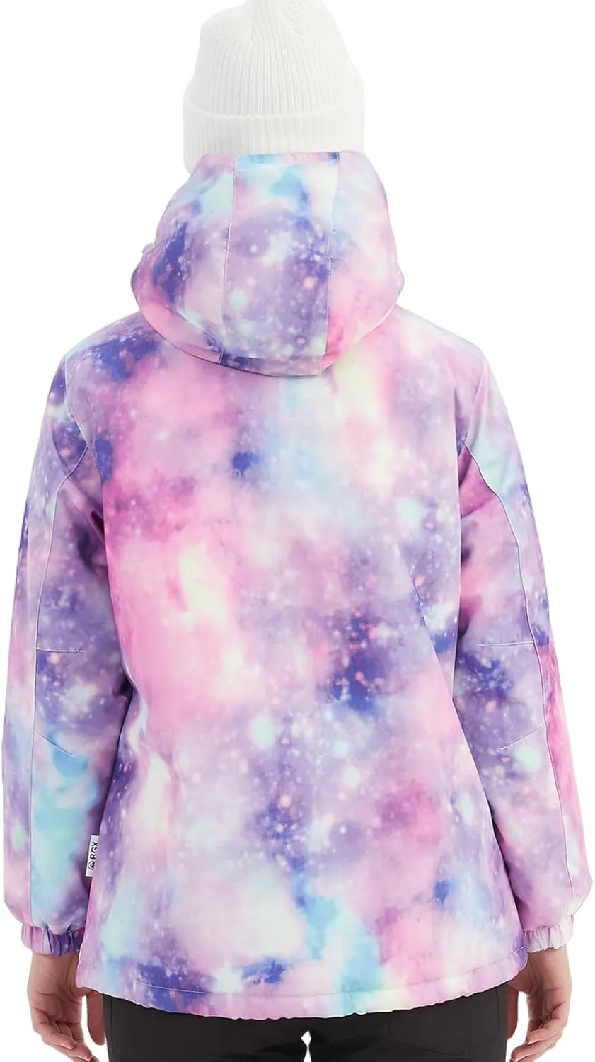 BGX Bluemagic Women's Ski Suit Windproof Waterproof Snowboard Colorful Printed Ski Snow Winter Jacket