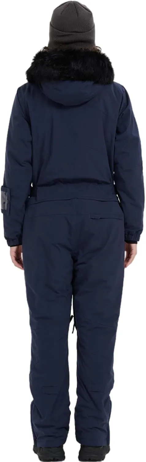 BGX Bluemagic Womens Snowsuit One Pieces Ski Suits Insulated Jumpsuit Waterproof Windproof Snowboard Jackets for Outdoor