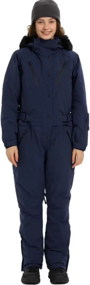 BGX Bluemagic Womens Snowsuit One Pieces Ski Suits Insulated Jumpsuit Waterproof Windproof Snowboard Jackets for Outdoor