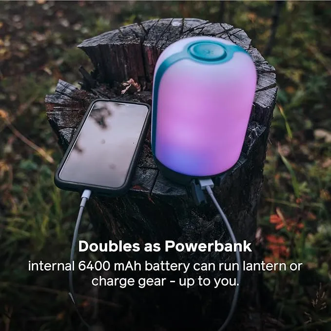 BioLite Alpenglow Multicolor USB Lantern with Rechargeable Battery and Charging Port, Alpenglow 500