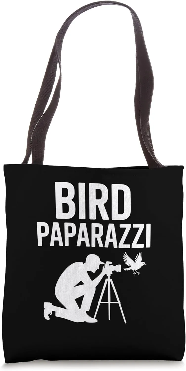 Bird Paparazzi Birding Birdwatcher Tote Bag
