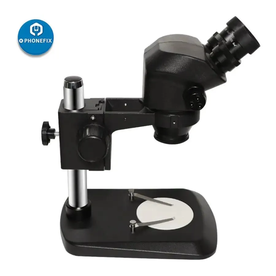 Black Simul Focal Binocular Stereo Big Table Stand Microscope Head