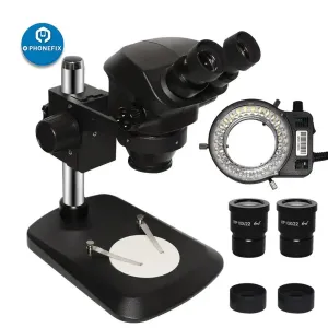 Black Simul Focal Binocular Stereo Big Table Stand Microscope Head