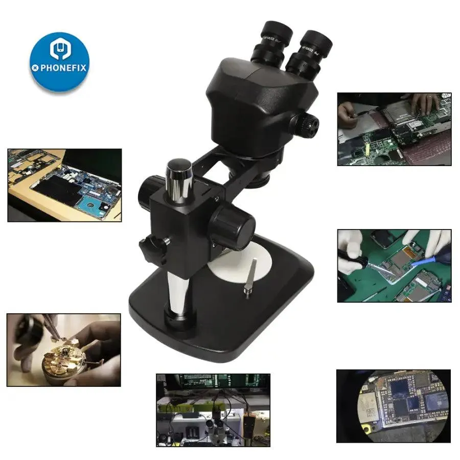 Black Simul Focal Binocular Stereo Big Table Stand Microscope Head