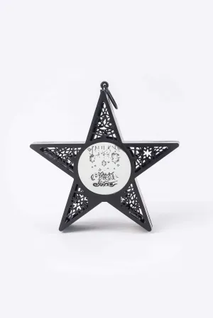 Black Star LED Ornament Light
