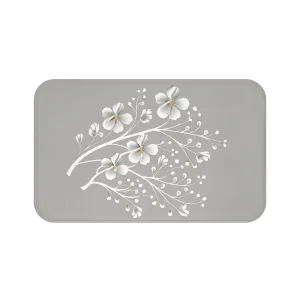 Blossom Whispers Memory Foam Bath Mat