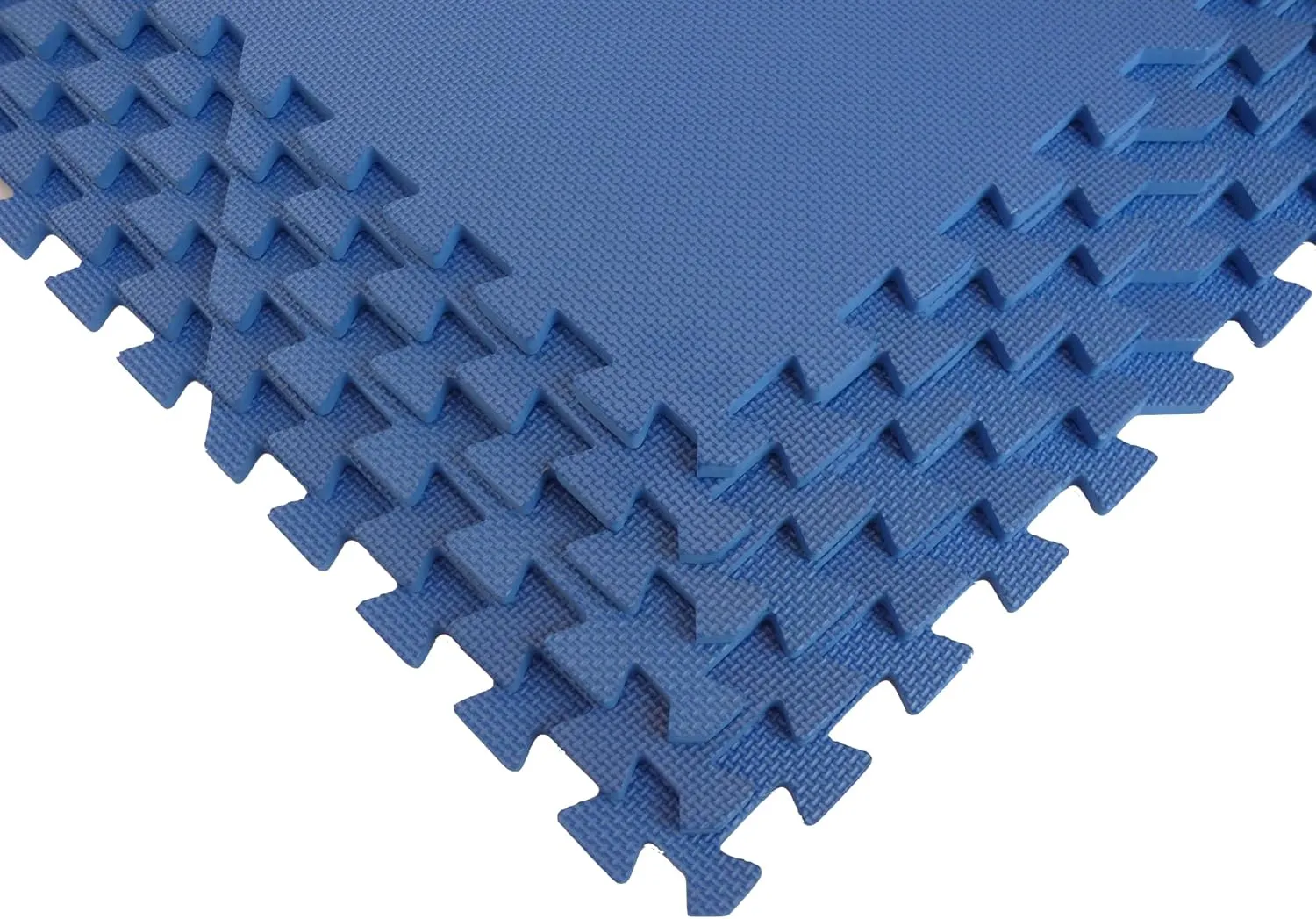 BLUE 240 SQ Ft Pack foam interlocking mats anti fatigue exercise flooring safety gym multi purpose floor mat RC race track racetrack yoga pilates eva garage tradeshow booth retail