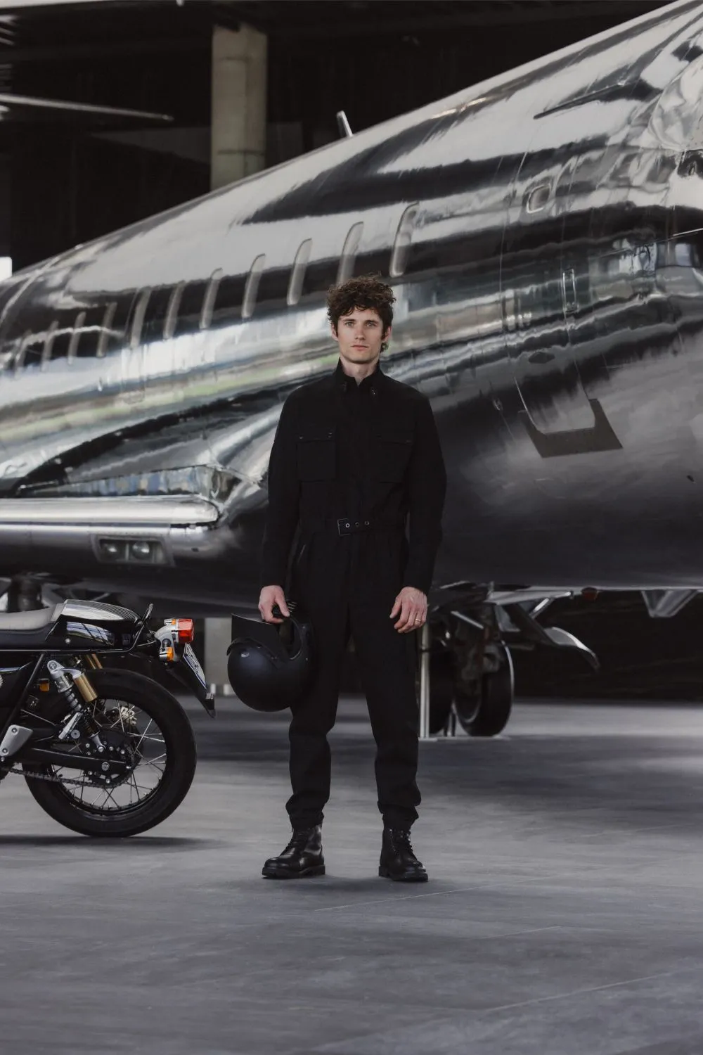 BRAT SUIT BLACK – One-Piece Overall Suit From Comfort-Stretch CORDURA® Denim