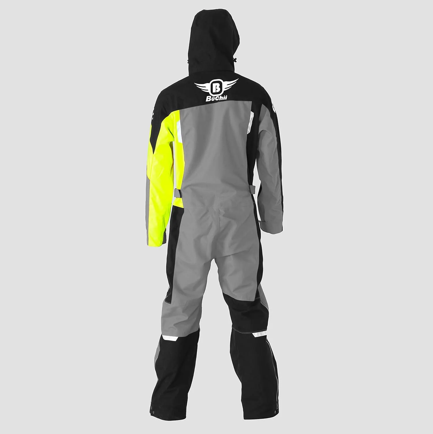 Buchii Resolve One Piece SnowSuit mens Snowmobile Suit Waterproof Durable 30K 30K Fabric