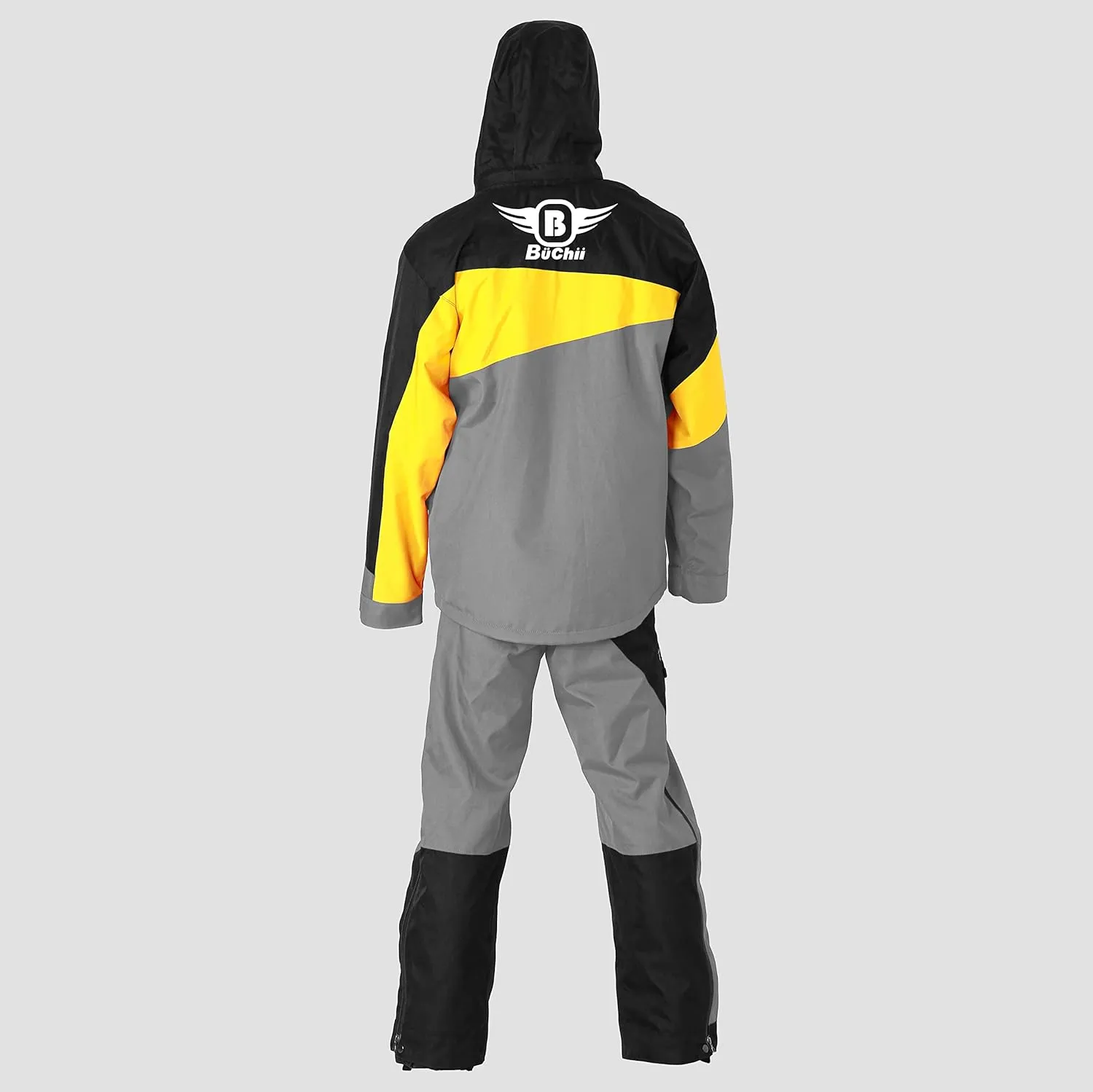 Buchii Resolve Two Piece SnowSuit mens Snowmobile Suit Waterproof Durable 30K 30K Fabric