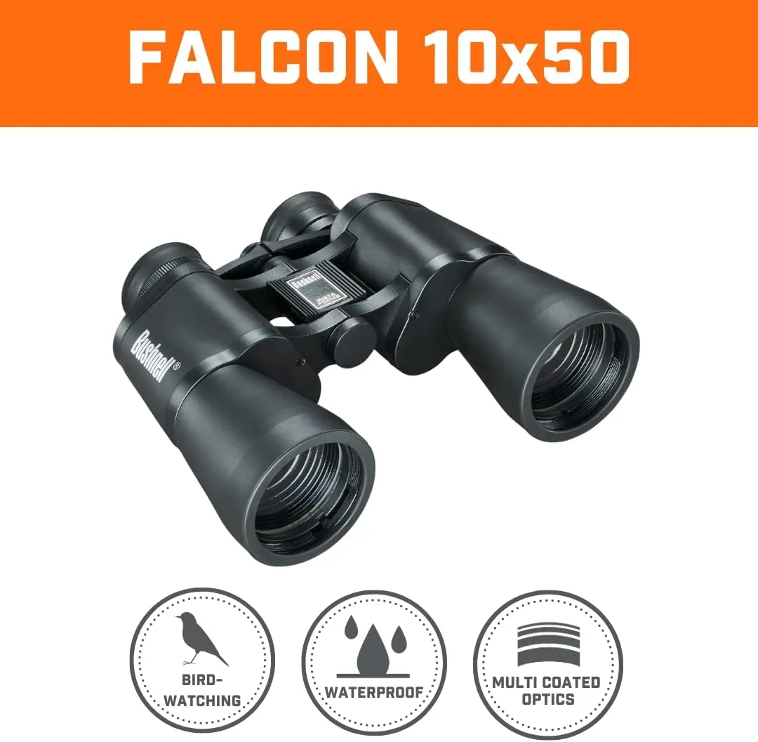 Bushnell Falcon 10x50 Wide Angle Binoculars (Black)